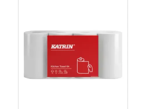 Keukenrol Katrin 2-laags 64 vel wit 87075