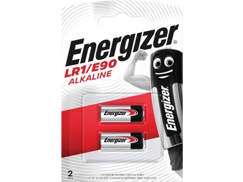 batterij Alkaline LR1/E90 blister van 2 stuks