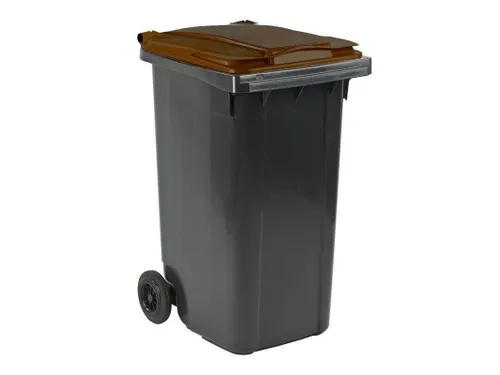 Mini-container 240 Liter Grijs Bruin