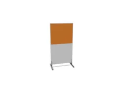 scheidingswand,HxB 1545x800mm,MP-lichtgrijs,BN3005-geel