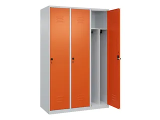 locker voor scheiding van kleding,HxBxD 1850x1200x500mm,3vak - 2
