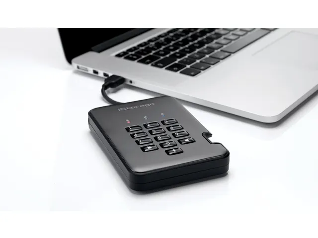 iStorage diskAshur PRO2, 5 TB, 2.5 inch, 3.2 Gen 1 (3.1 Gen 1), 5400 R