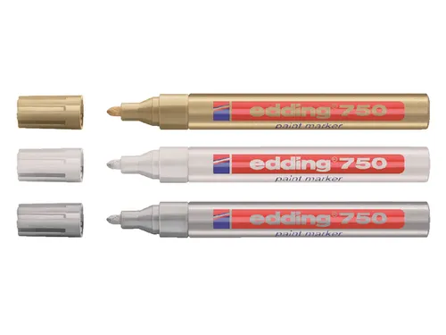 Viltstift edding 750 lakmarker rond goud 2-4mm