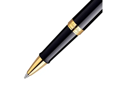 Rollerpen Waterman Hémisphère Black lacquer GT Fijn
