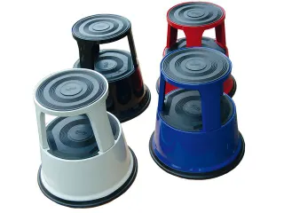 Opstapkruk Desq 420mm metaal rood - 2