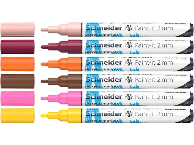 Marqueur acryl Schneider Paint-It 310 2mm étui 6st.