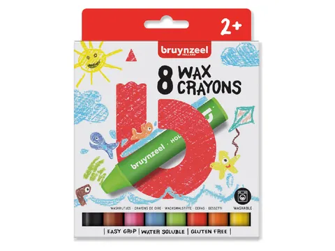 Waskrijt Bruynzeel Kids Pocoyo set à 8 kleuren