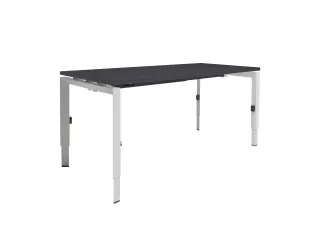 Bureau Linesto N3 hoogte instelbaar 160x80cm houtprint schaduw wit - 1