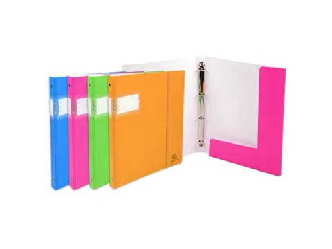 Classeur PP 4 anneau x 15mm CAMPUS NEON