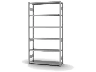 systeemstelling,grondveld,HxBxD 2500x1360x435mm,vakl. 315kg - 2
