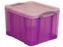 Really Useful Boxes Opbergdoos 35 Liter Paars Transparant