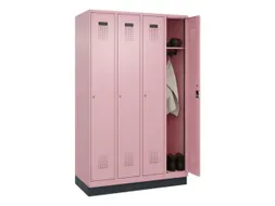 locker,HxBxD 1950x1200x500mm,4vak,vak B 300mm,cil.-slot,sokkel