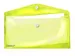 Enveloptas Geel 110X220Mm Liggend Met Klittenbandsluiting