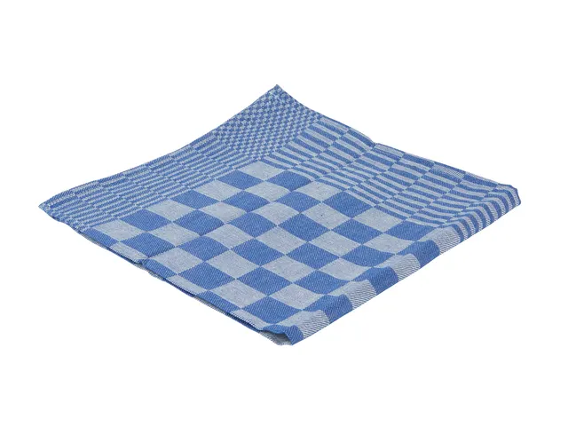 Theedoek Cleaninq blok marine 65x65cm blauw 6 stuks