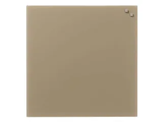 Glasmagneetbord Naga 45x45cm beige - 1