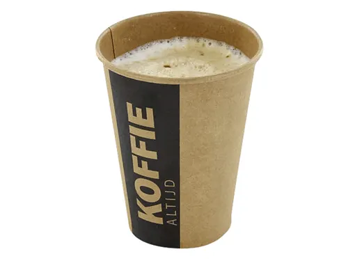 Beker IEZZY Altijd Koffie 250ml Ø90mm 50 stuks