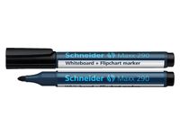 Viltstift Schneider 290 whiteboard rond zwart 2-3mm