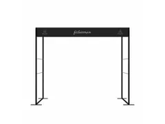 FlexFrame Modulair systeem Topbanner 300x30cm Zwart frame