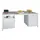 werkplaatsbureau,HxBxD 720x1700x800mm,RAL7035,front RAL7035