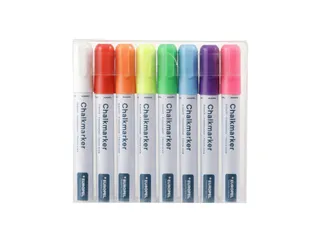 Krijtstift Europel 6mm assorti etui 8 stuks - 1