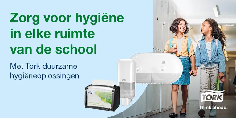 Ontdek Tork hygiëneoplossingen voor het onderwijs!