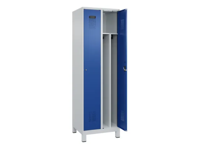 locker voor scheiding van kleding,HxBxD 1950x600x500mm,2vak