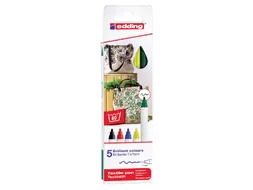 Viltstift edding 4600 textiel rond 1mm basis assorti