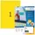 HERMA 4401 Gekleurde etiketten A4 210x297mm Geel 100 stuks