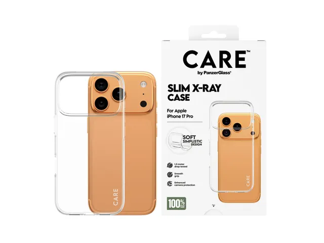 PanzerGlass CARE by X-Ray Case iPhone 17 Pro, Hoes, Apple, Apple