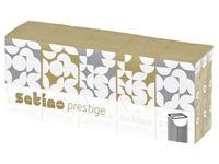 Zakdoek Satino Prestige 4-laags 15x10st wit 113940