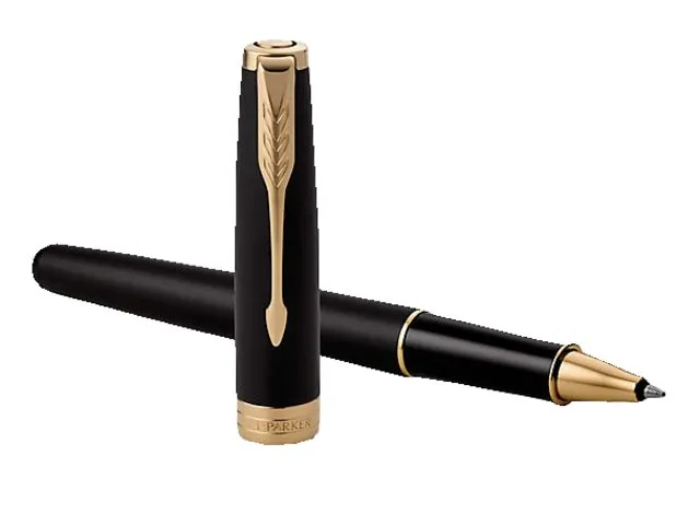 Rollerpen Parker Sonnet Matte black GT Finish Fijn