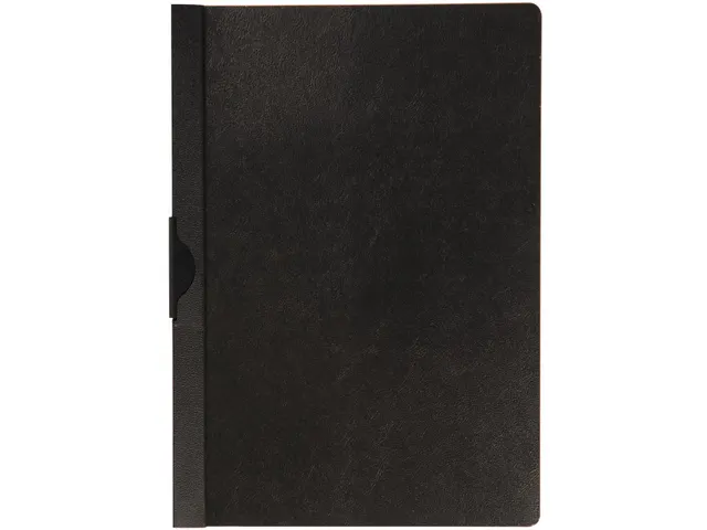 Klemmap PP Met Metalen Clip A4 60 Vel Transparant Zwart