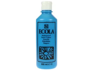 Plakkaatverf Ecola Flacon van 500 ml Lichtblauw - 1