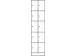 armoire multicases,corps RAL7021,face avant RAL7021
