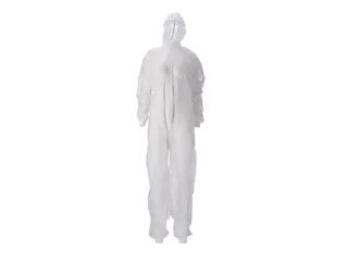 Overall CMT XXL non-woven ritssluiting PP wit 181cm lang 50 stuks - 2