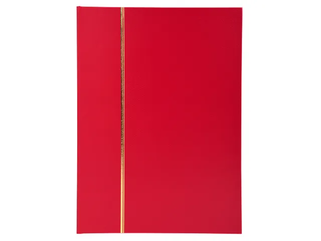 Postzegelalbum 48bl 22 ,5x30,5cm rood
