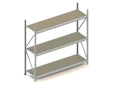 Breedvakstelling Basisveld 2200x2200x650mm 3 Houten Legborden 600kg