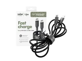 PanzerGlass empower by Racing 240W USB-C to USB-C Cable | USB 2. - 1