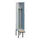 locker met bank,voor scheiding van kleding,HxBxD 2120x300x815mm,1vak