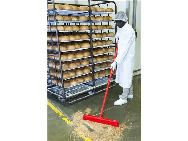 Veger Vikan zachte vezel bezem 610mm rood