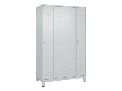 locker,HxBxD 1950x1200x500mm,4vak,vak B 300mm,cil.-slot,voeten