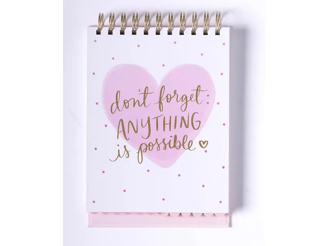 Bloc-notes spirale Dont Forget ligné 15x22cm