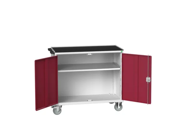 établi roulant HxlxP 965x1050x550mm plateau acier