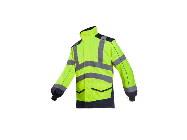 Sioen Alford 168AA hi-vis parka, fluo geel, maat L, per stuk