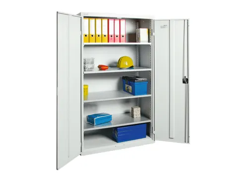 Kast Met Openslaande Deuren 1800x1000x500mm 4legborden Staal