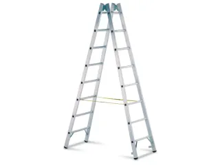Bokladder Dubbelzijdig Aluminium L 2 34M 2X8Sporten Stalen Scharnieren - 1