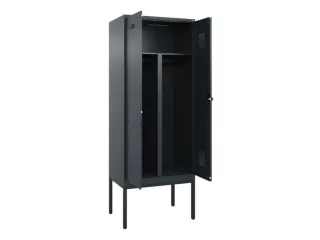 PBM-locker,HxBxD 2120x800x500mm,2vak,vak B 400mm,draaigrendel - 1