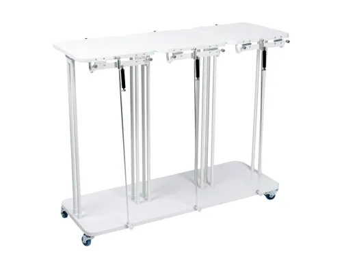 Afvalbak Combo met deksel 3x60 liter wit Saekko Boy