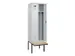 locker met bank,voor scheiding van kleding,HxBxD 2120x600x815mm,2vak