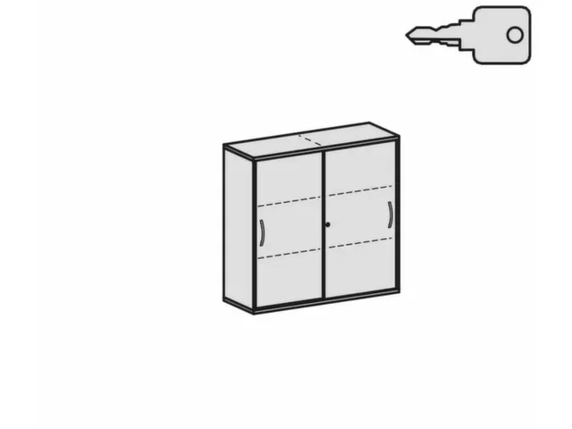 Schuifdeurkast 1150x1200x430mm Decor Romp Wit Decor Front Esdoorn